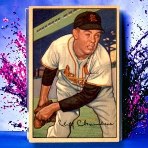 1952 Bowman #14 Cliff Chambers